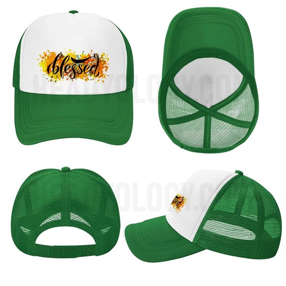 Blessed Hats With Floral Design Colorful Hats Baseball Trucker Hats UNISEX - Picture 15 of 16